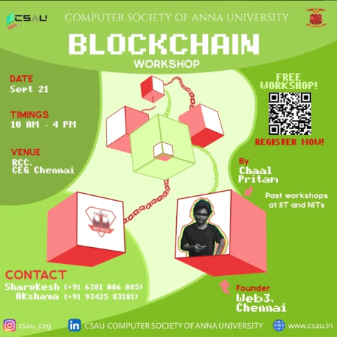 Poster for Blockchain Workshop