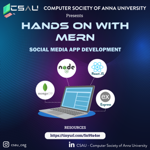 Poster for Hands on with MERN