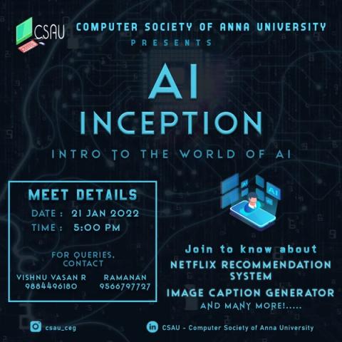 Poster for AI Inception: Intro to the World of AI
