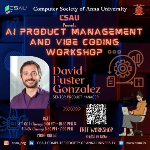 Poster for Vibe Coding Workshop: From Idea to AI