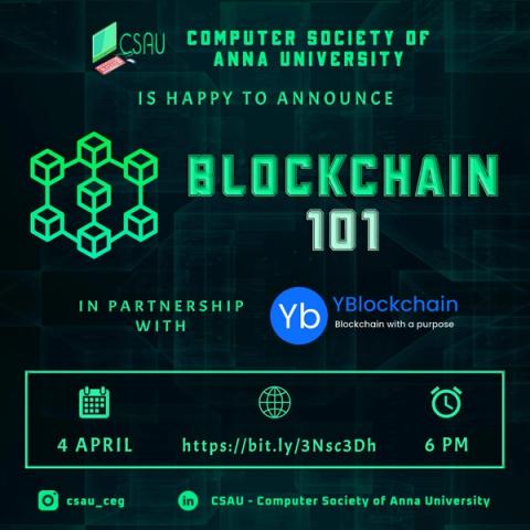 Poster for Blockchain 101