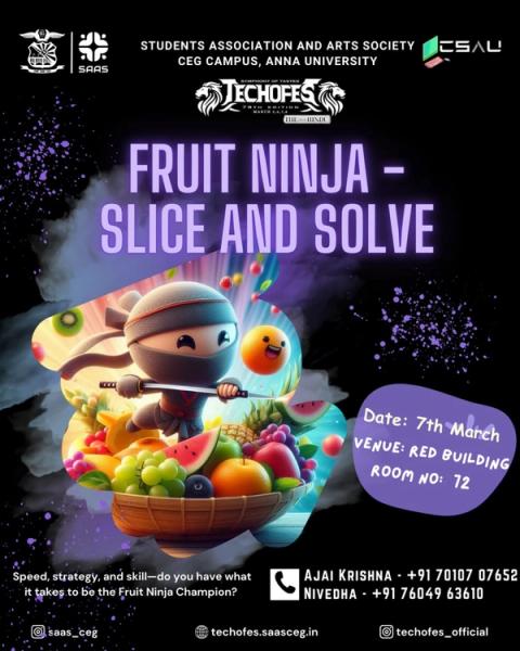 Poster for Fruit Ninja - Slice and Solve