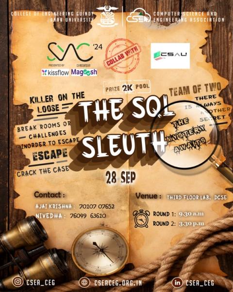 Poster for The SQL Sleuth