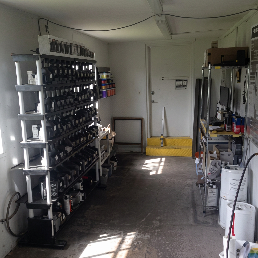 Paint supply room carlisle pa at Heritage Collision & Auto Body in Carlisle, PA