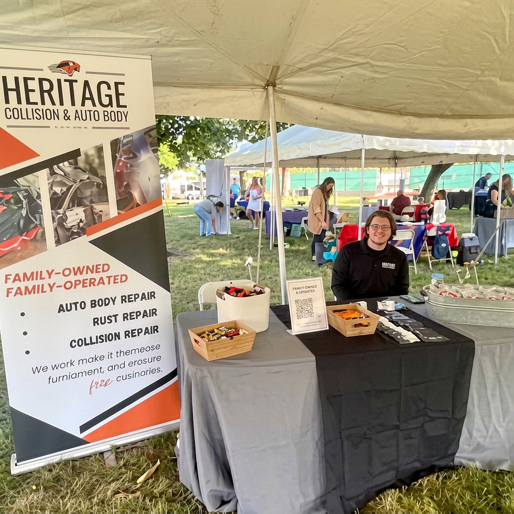Auto body shop booth staff carlisle pa at Heritage Collision & Auto Body in Carlisle, PA