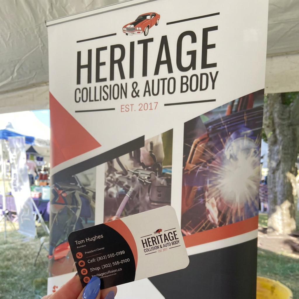 Collision repair event banner carlisle pa at Heritage Collision & Auto Body in Carlisle, PA