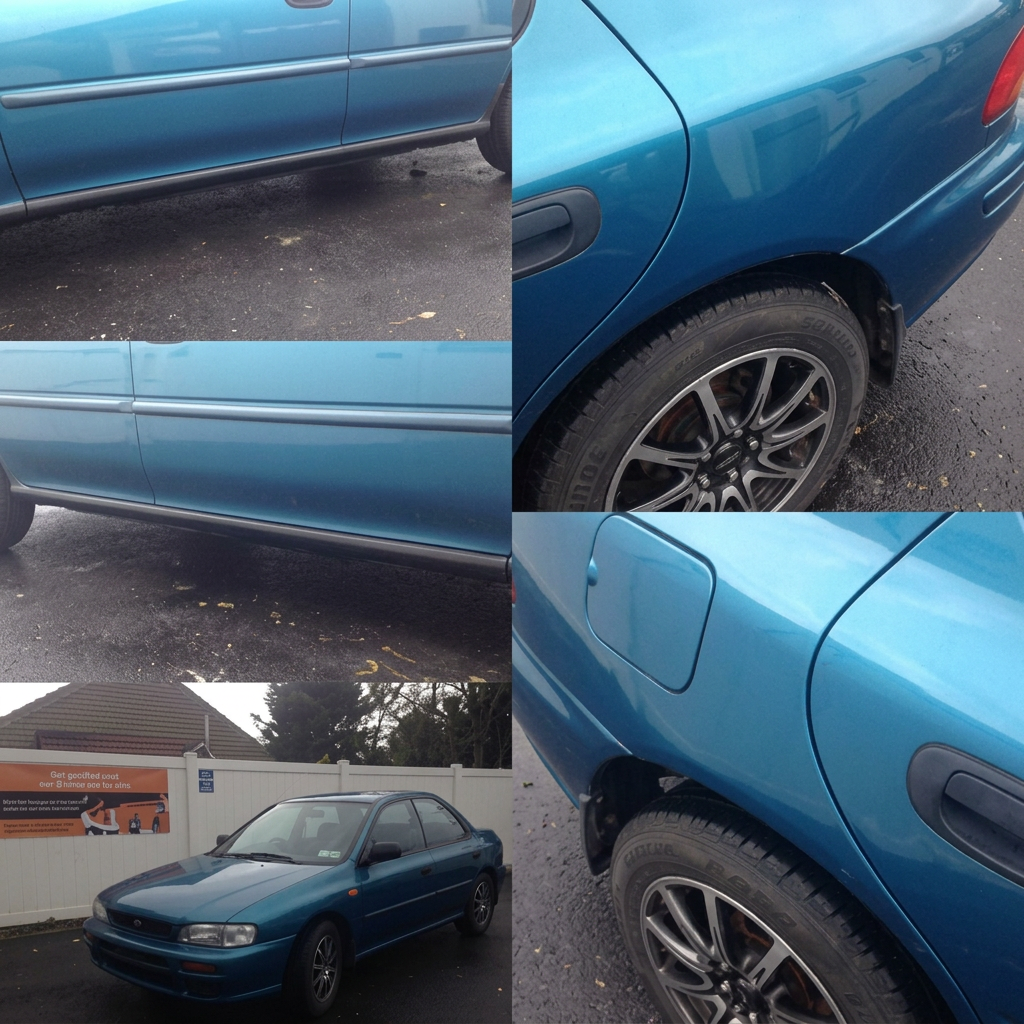 Teal sedan collision damage carlisle pa at Heritage Collision & Auto Body in Carlisle, PA