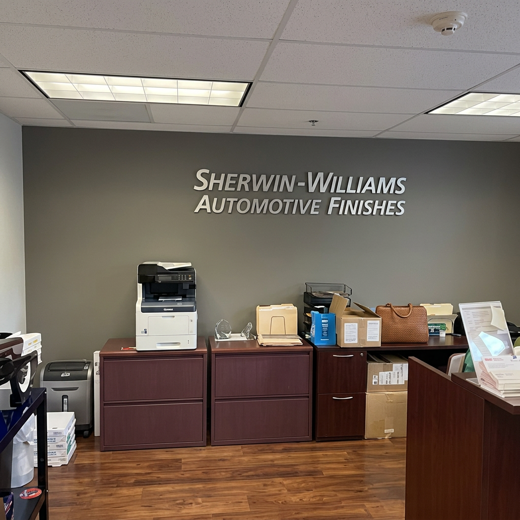 Sherwin williams signage carlisle pa at Heritage Collision & Auto Body in Carlisle, PA