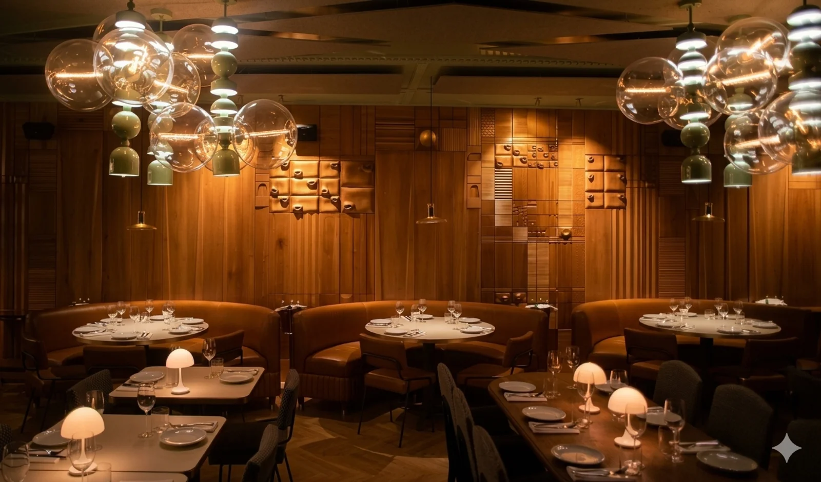 Vue globale intérieur restaurant l'Antalya