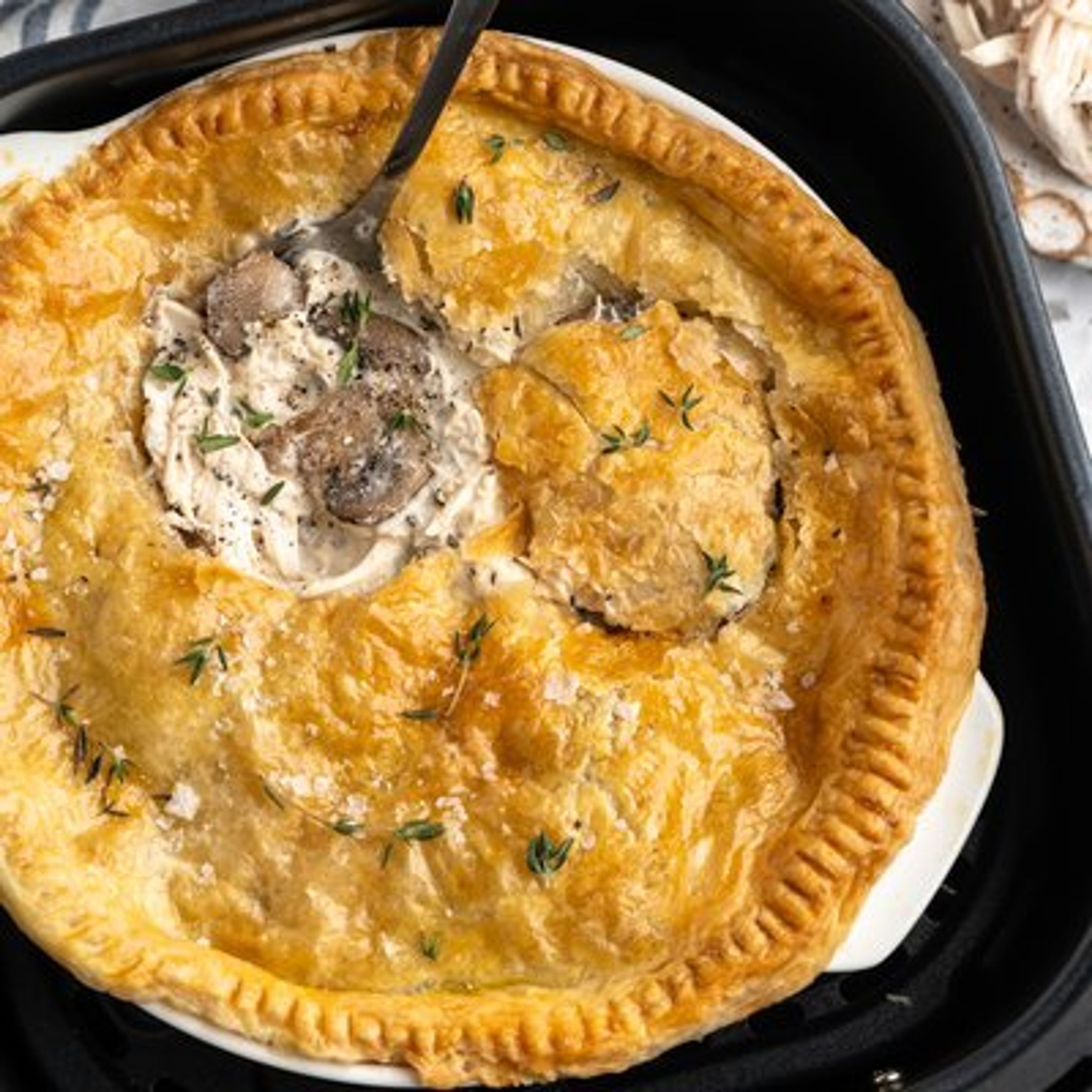 Chicken & Mushroom air fryer recipe