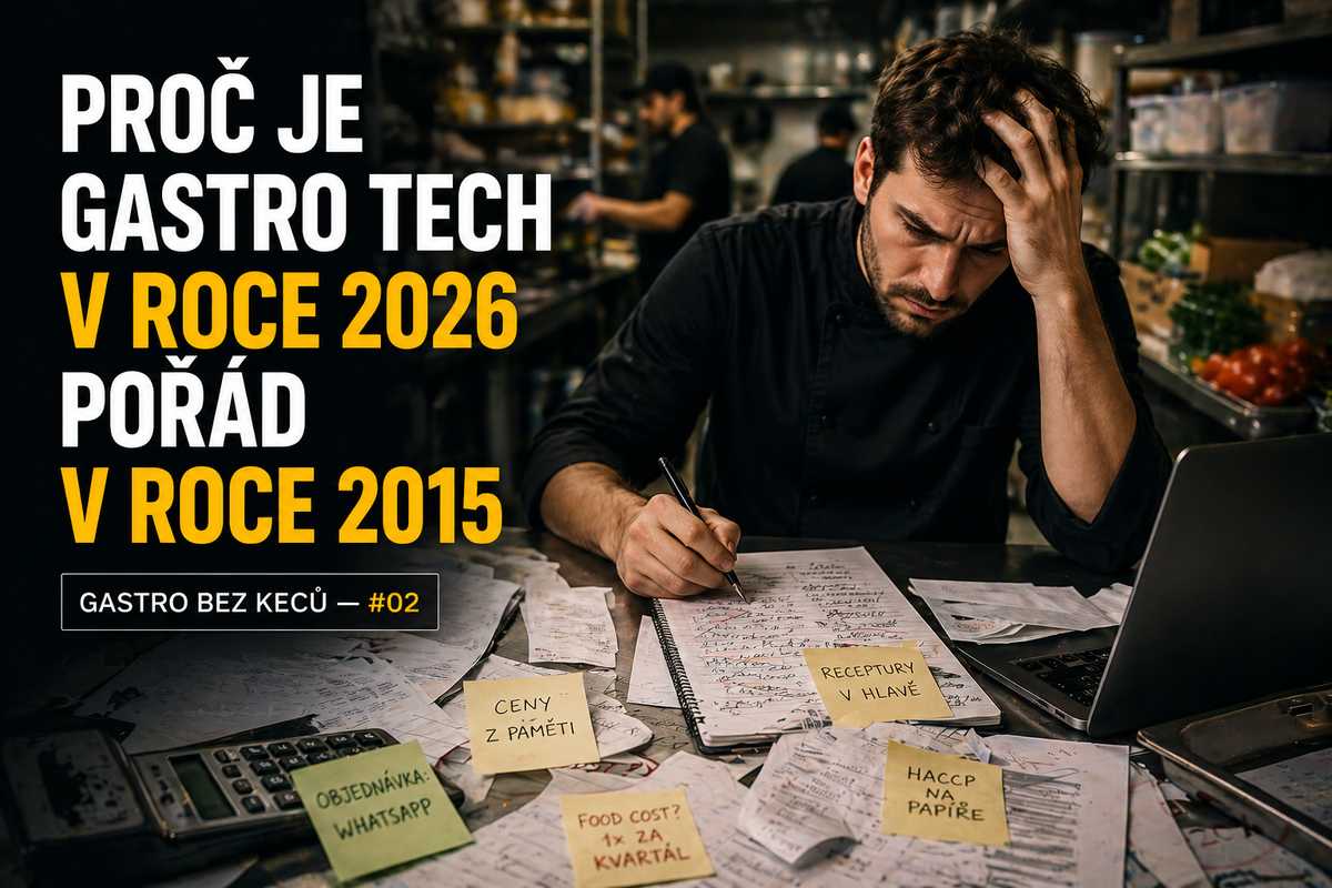 Proč je gastro tech v roce 2026 pořád v roce 2015