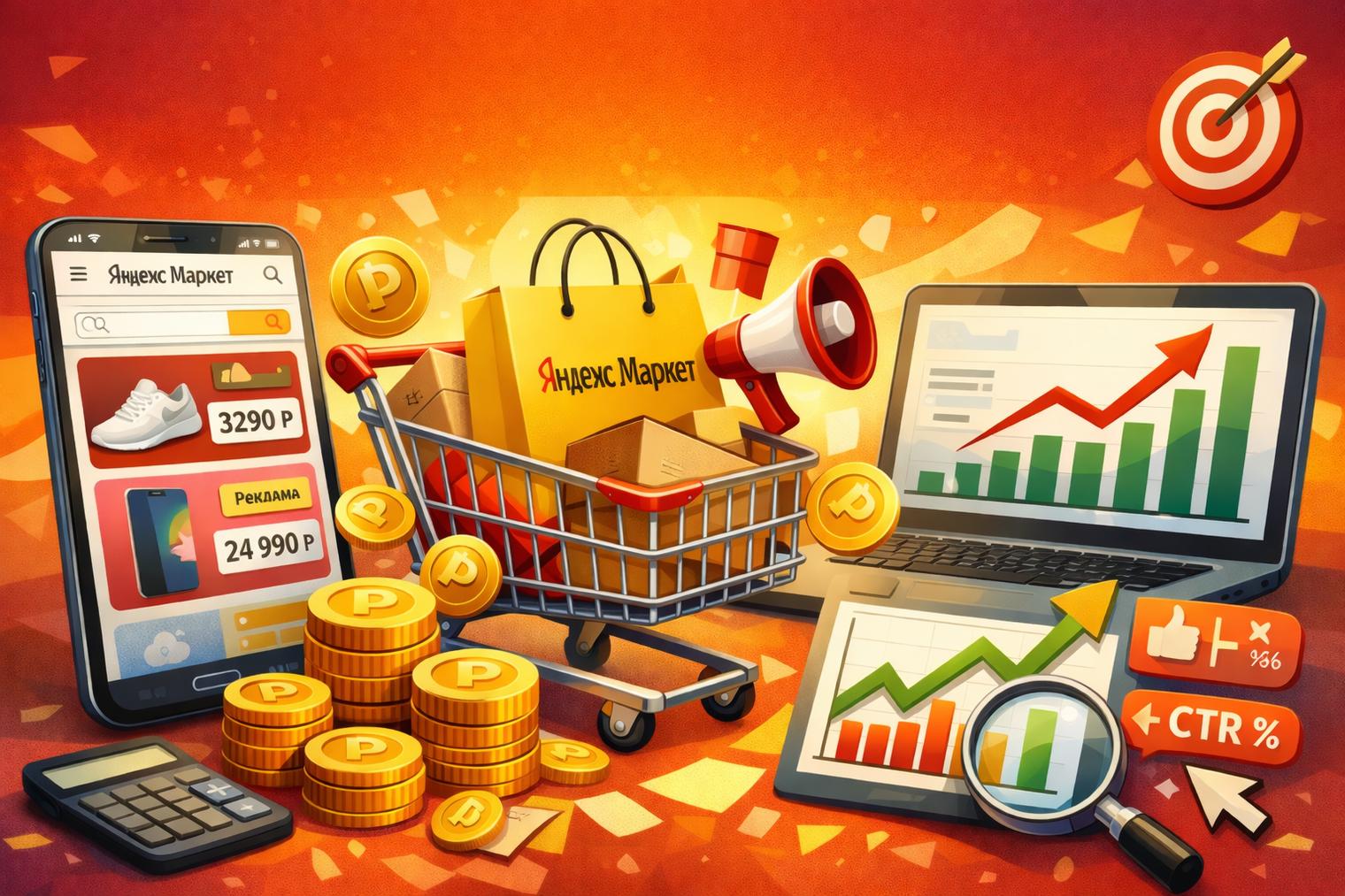 Реклама на Яндекс Маркете: сколько стоит и от чего зависит цена