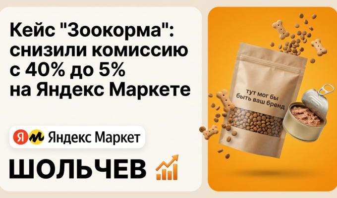 Яндекс Маркет: как магазин зоокормов снизил комиссию с 40% до 5% и вырос до 15 млн ₽