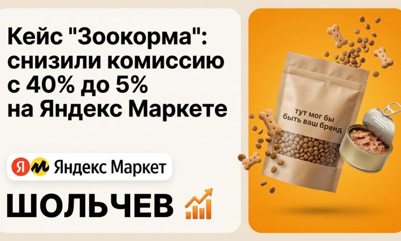 Яндекс Маркет: как магазин зоокормов снизил комиссию с 40% до 5% и вырос до 15 млн ₽