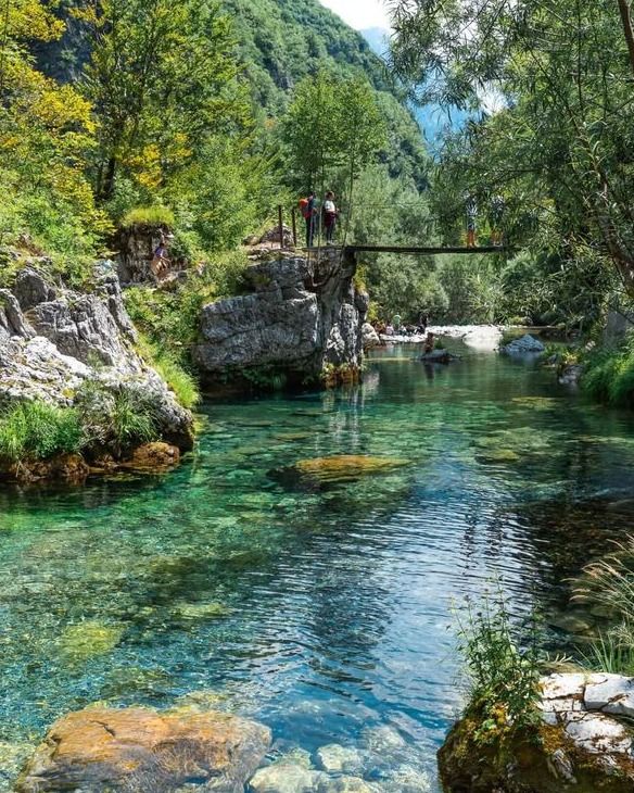 Crystal-clear waters of Theth