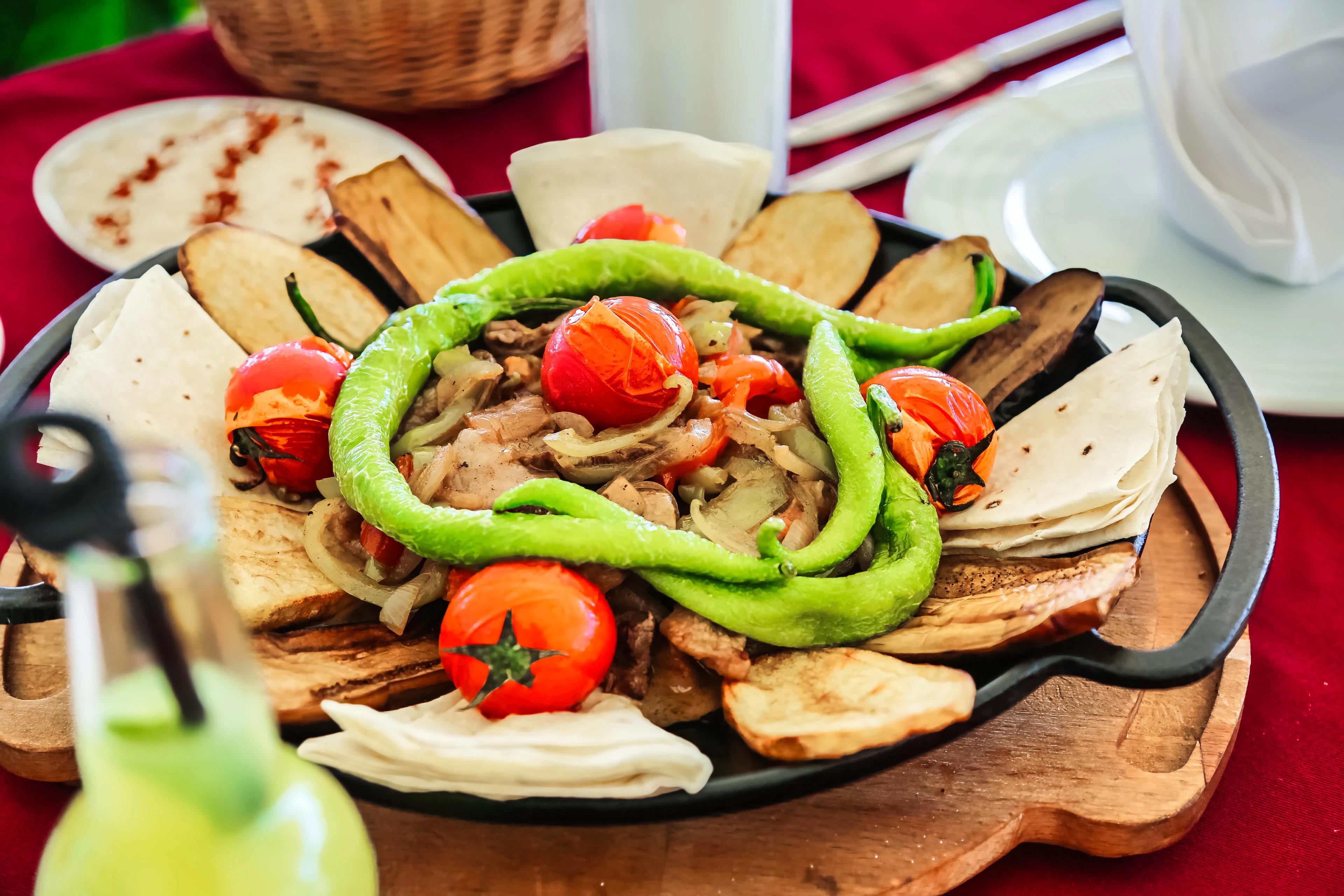 Traditional Albanian pie served as part of a culinary journey through Albania's traditional foods