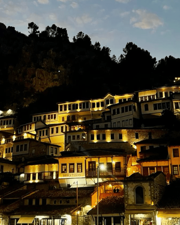 A stunning panorama of Berat city