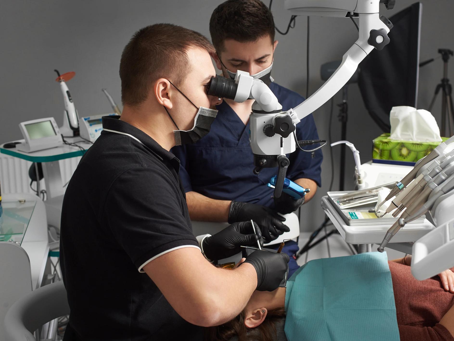 Doctors doing Composite Bonding