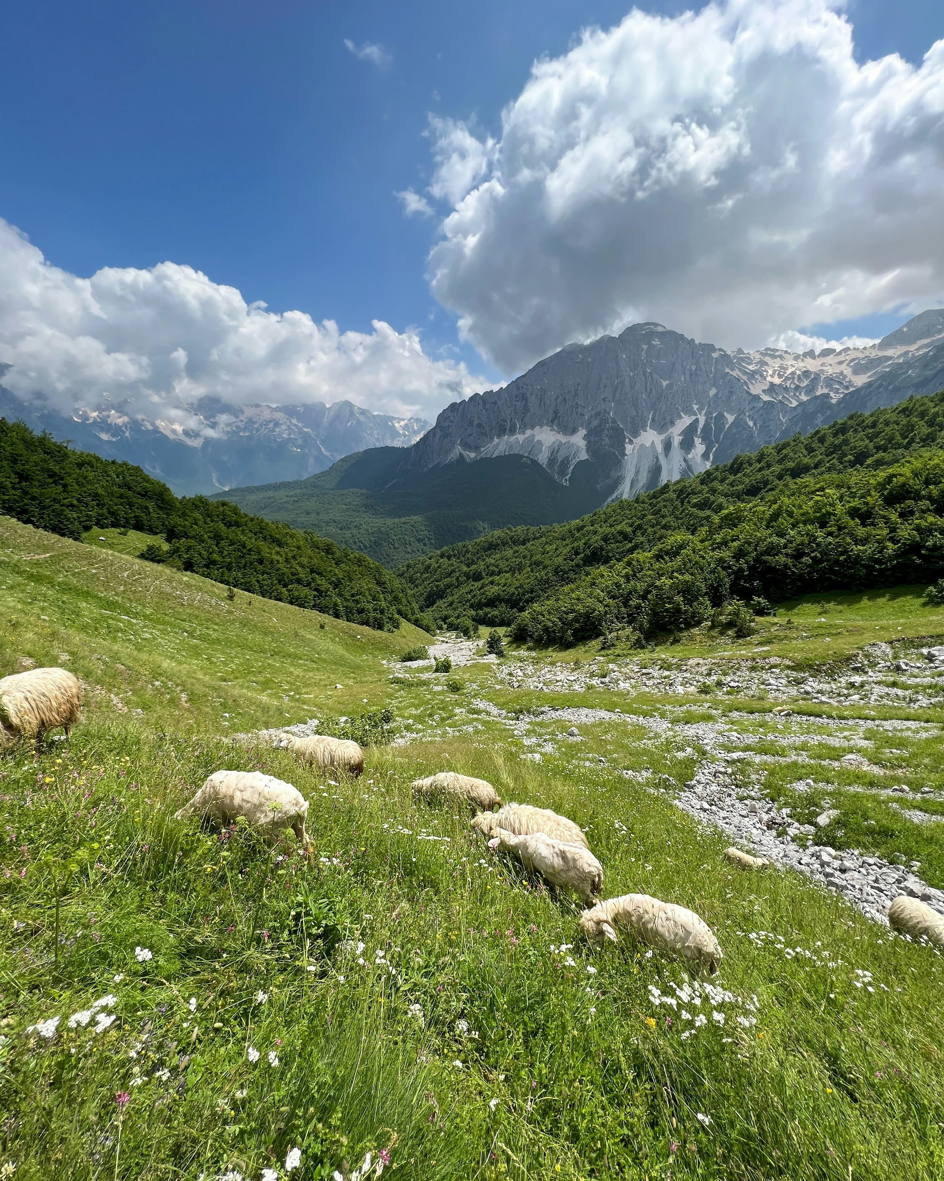 Beautiful mountains of Valbone