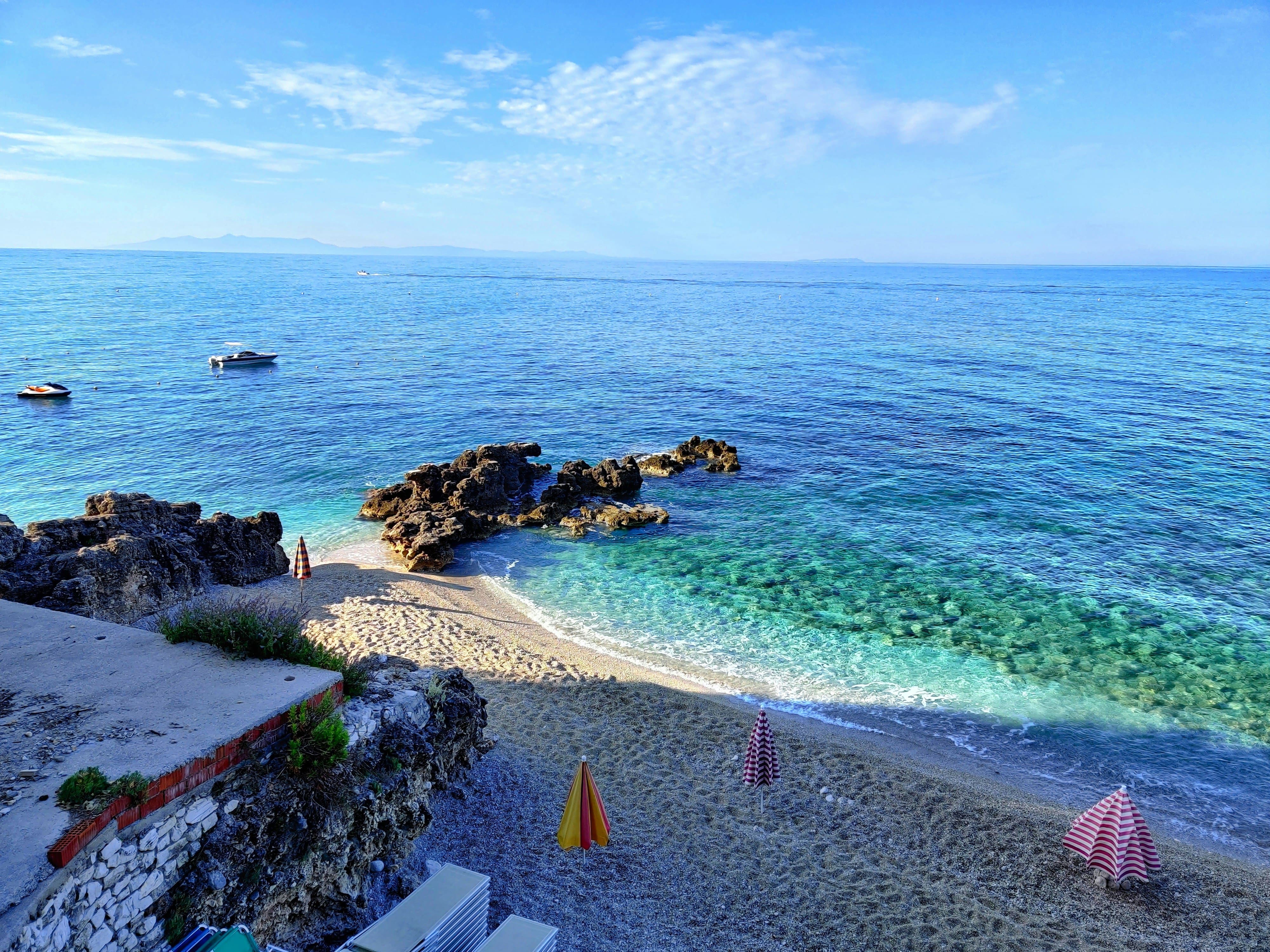 A picturesque view of Dhermi beach