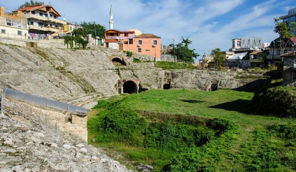 Amphitheatre of Durrës,one of the must-visit historical sites in Albania