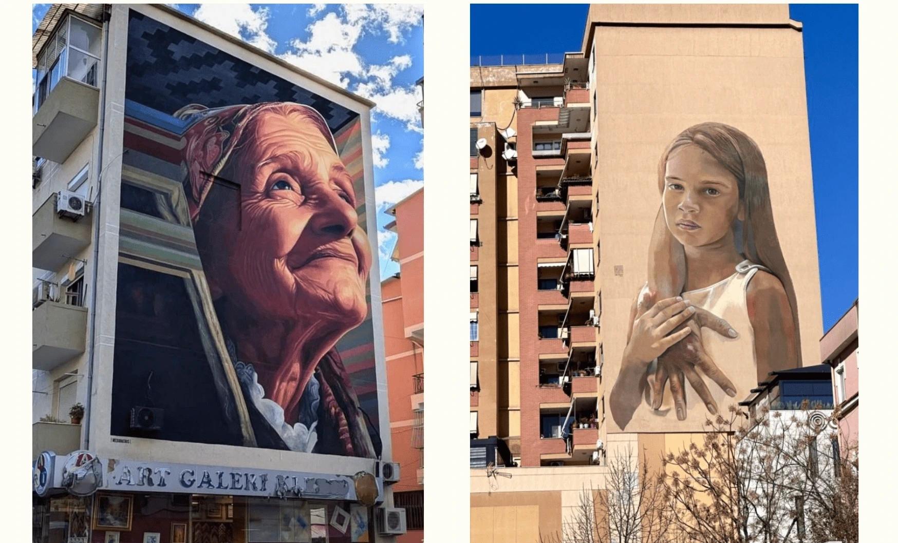 Murals in Tirana