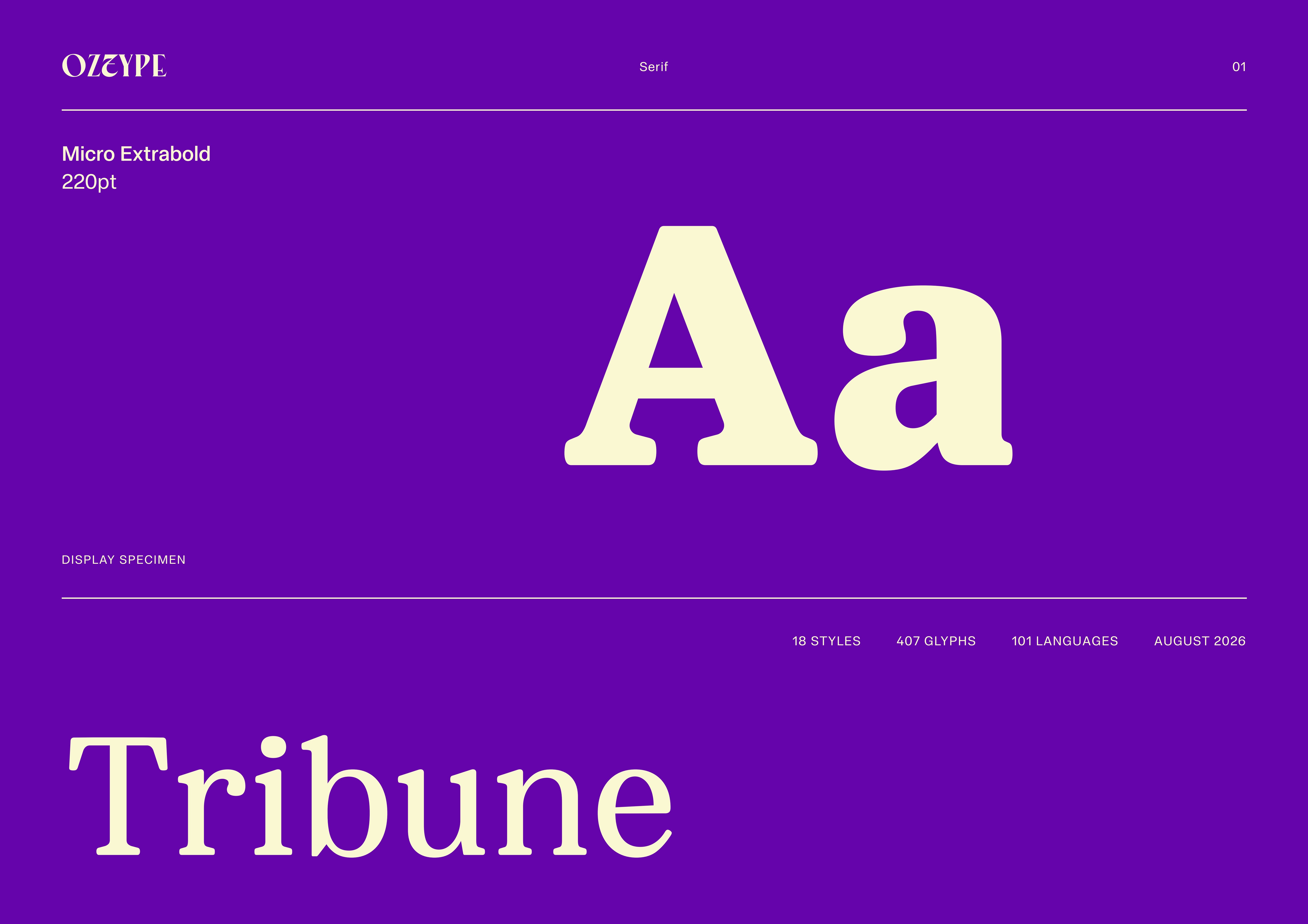 OT Tribune PDF specimen cover