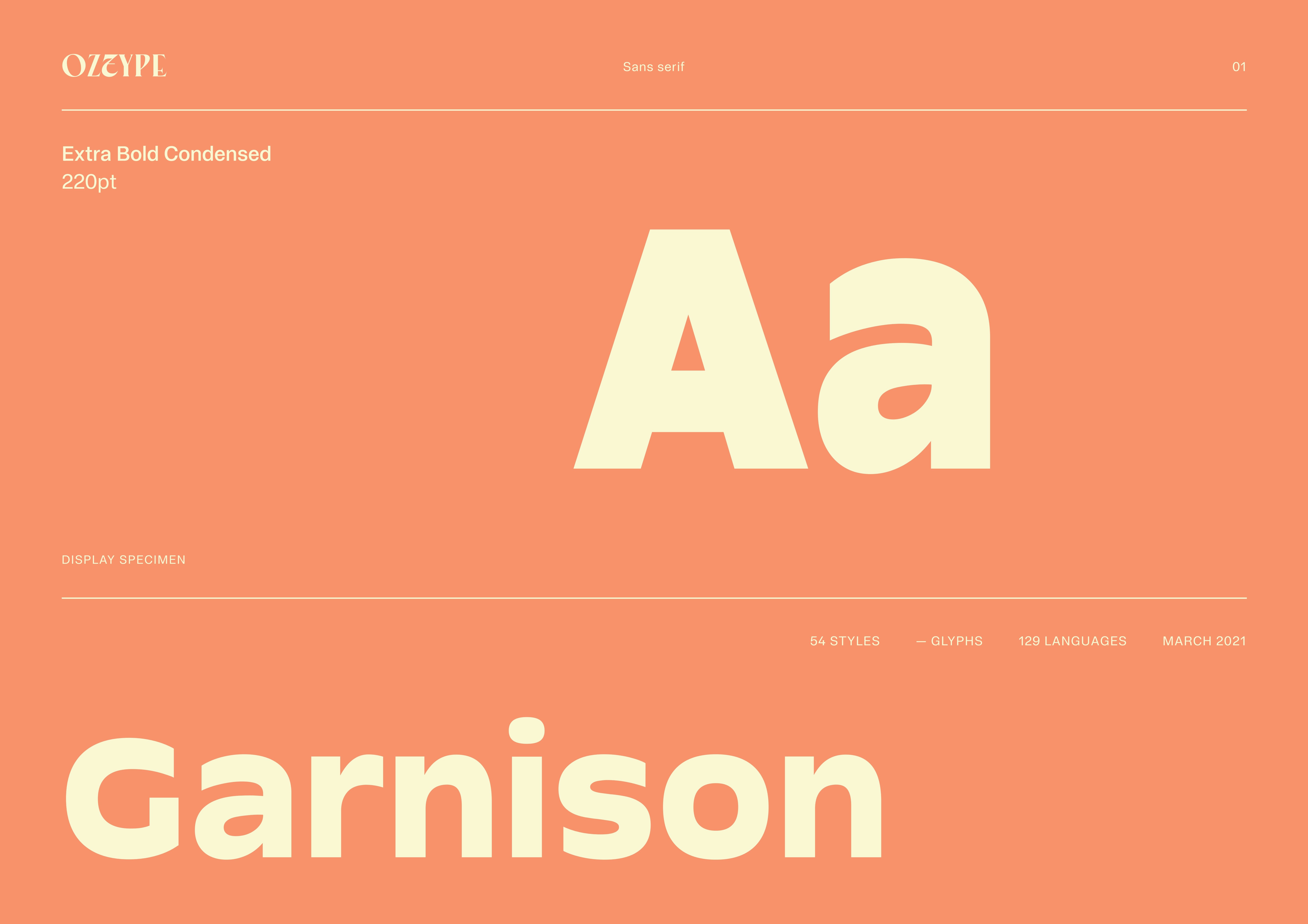 Garnison PDF specimen cover