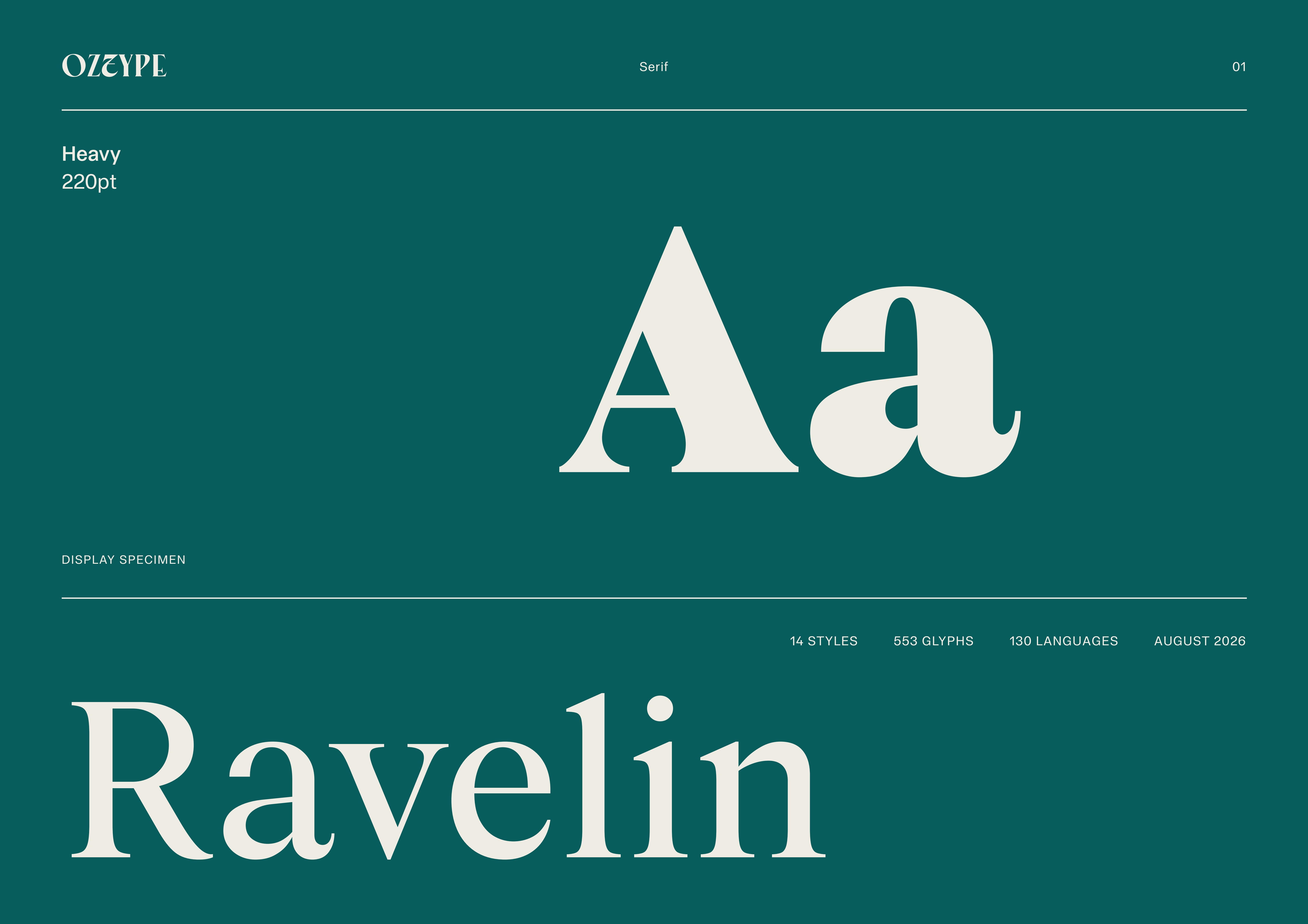 OT Ravelin PDF specimen cover