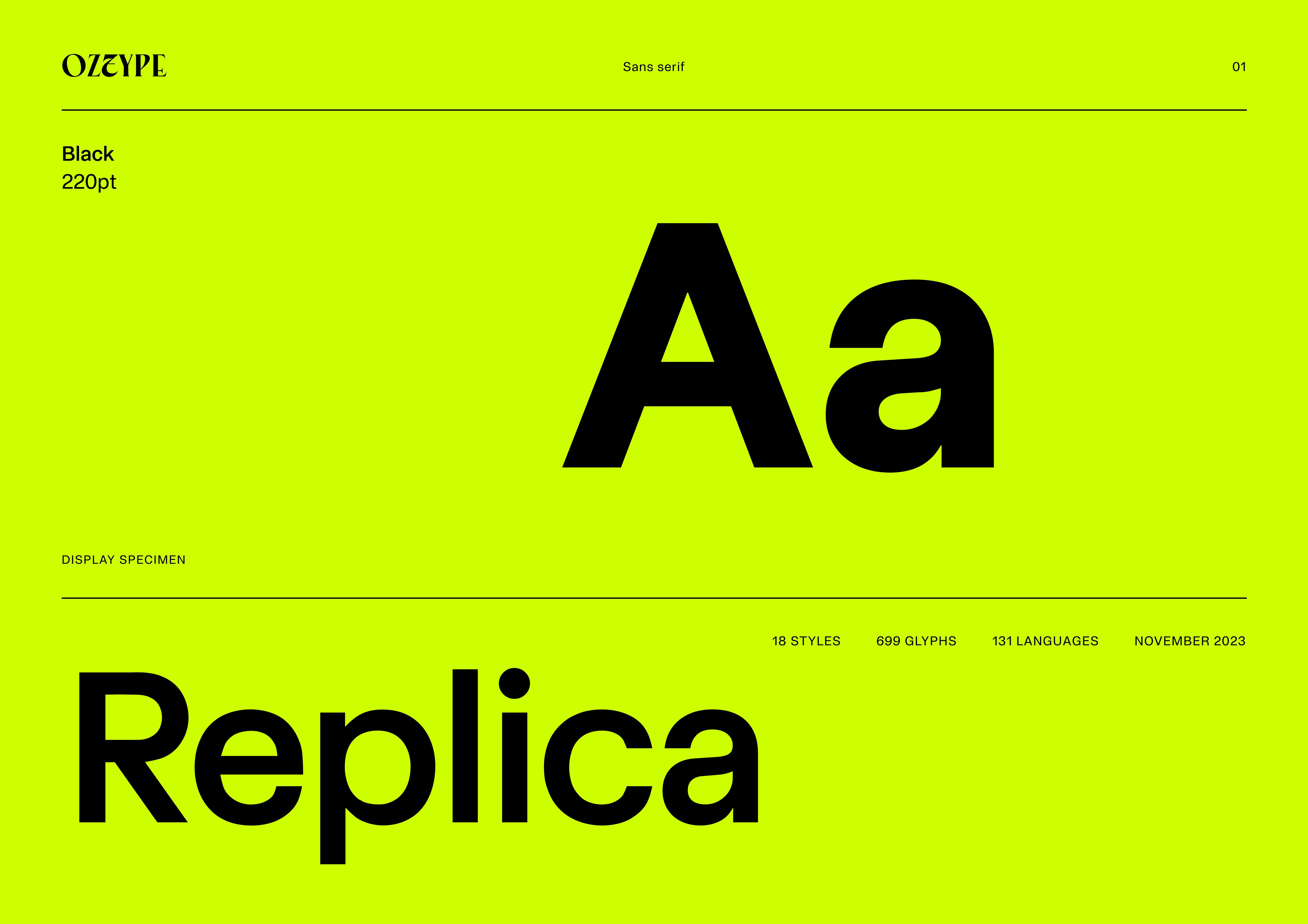 OT Replica PDF specimen cover