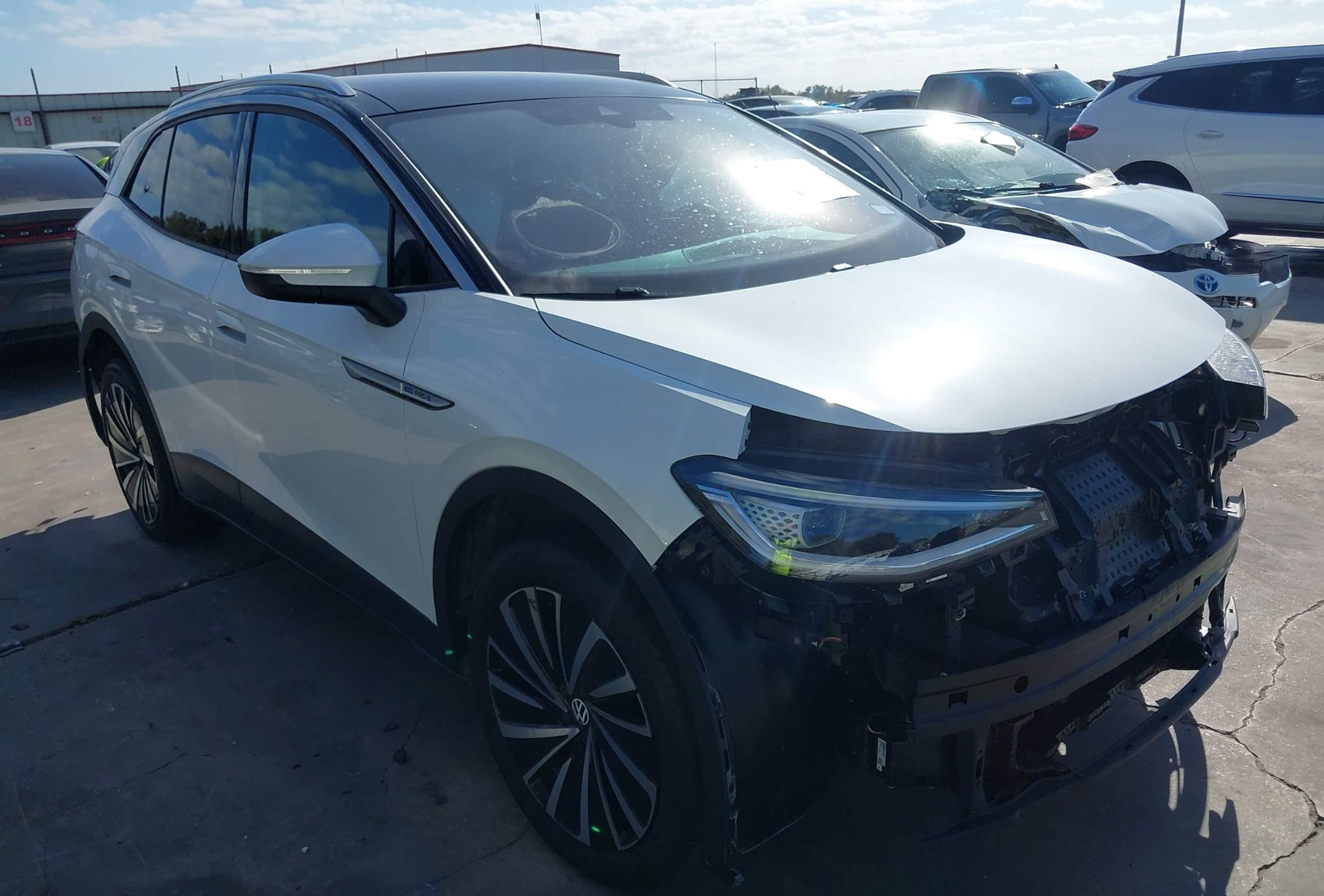 olkswagen ID.4 из США, Фольксваген ID.4 аукционы США, Вольксваген ID.4 ремонт, VW ID.4 экономия