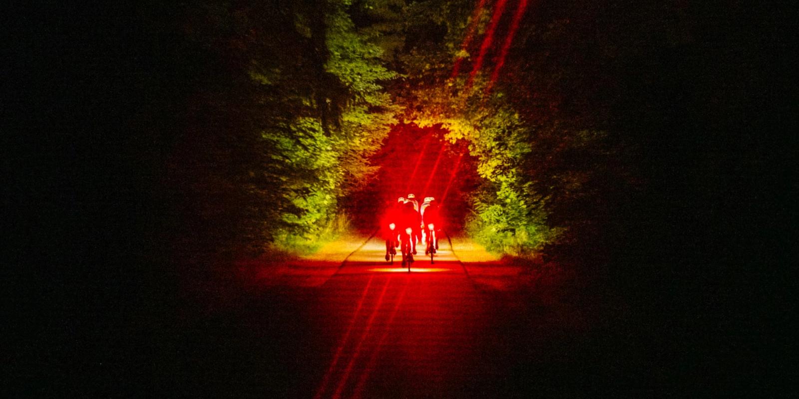 Low-profile saddle bag positioned under the saddle on a road bike