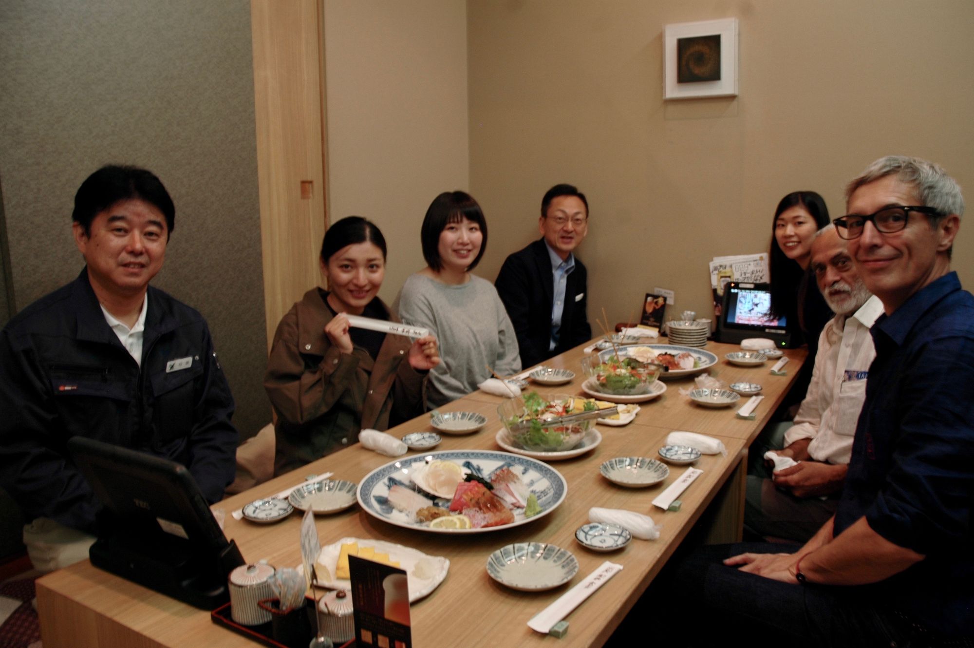 Team eating