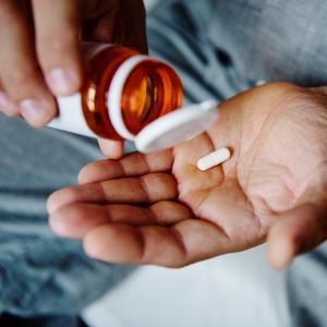 Person taking medication