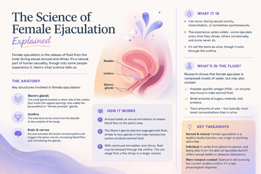 The science of female ejaculation chart