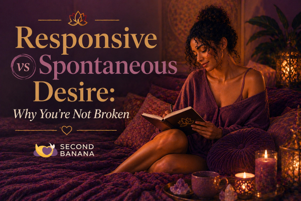 Responsive vs Spontaneous Desire: Why You’re Not Broken | Second Banana header image