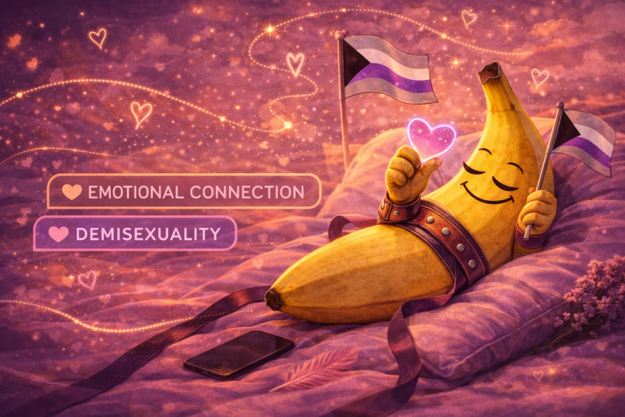 The Second Banana Demisexual Vibe