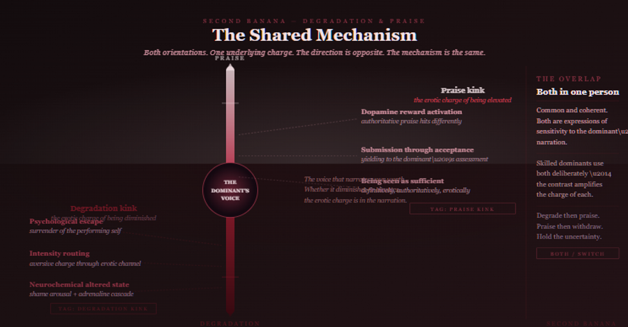 Dark burgundy editorial infographic titled 