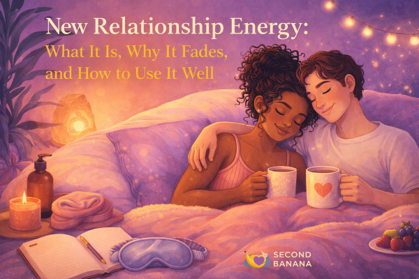New Relationship Energy (NRE): What It Is, Why It Fades, How to Use It Well | Second Banana header image