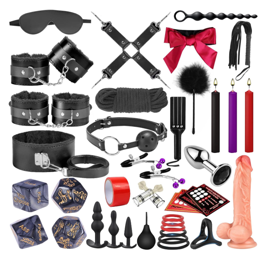 A photo of a BDSM kit