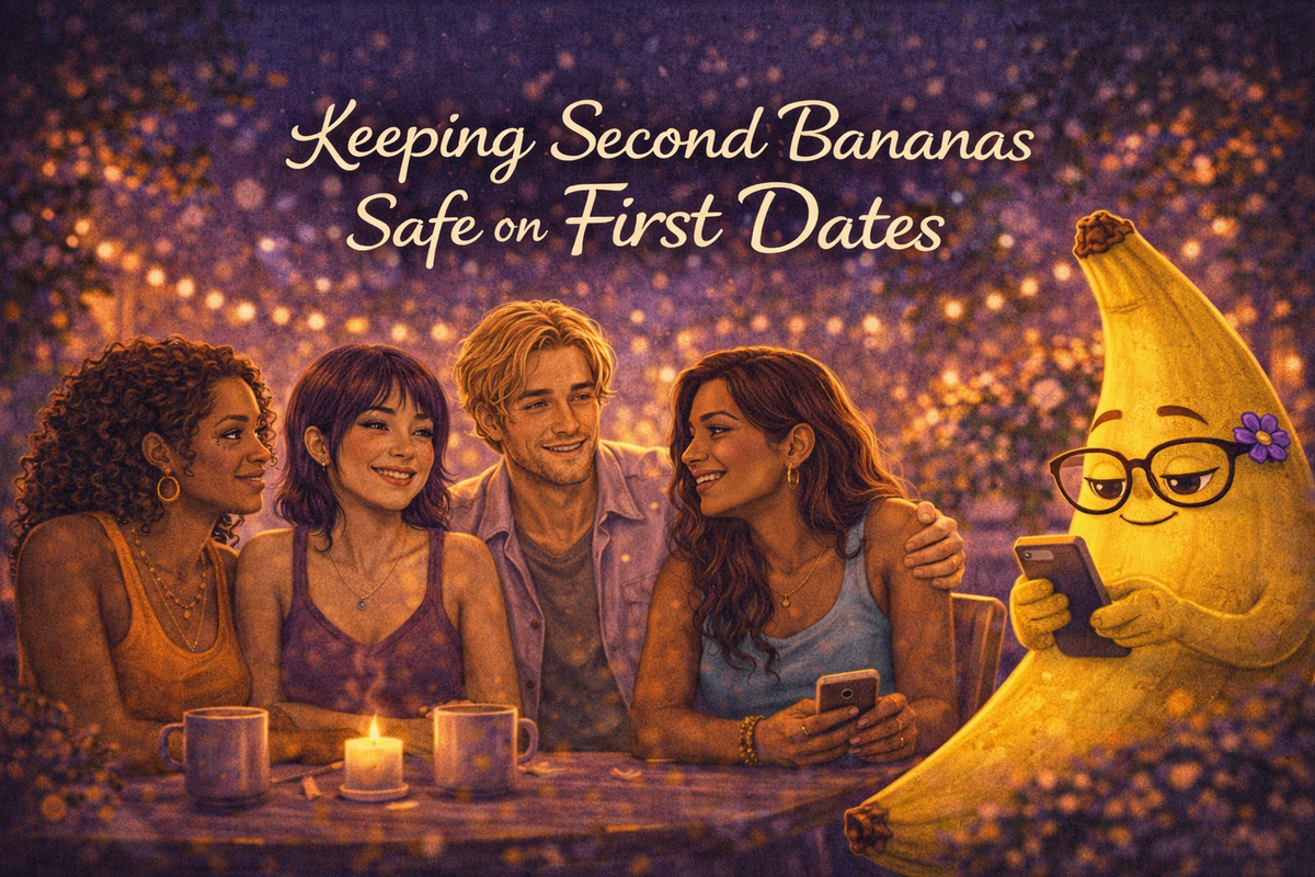First Date Safety: How Second Bananas Meet IRL | Second Banana Header Image