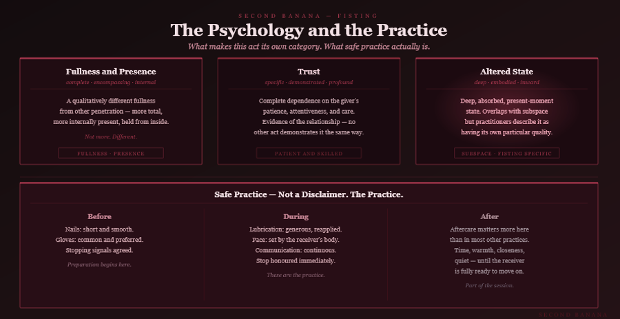Dark burgundy editorial infographic titled 