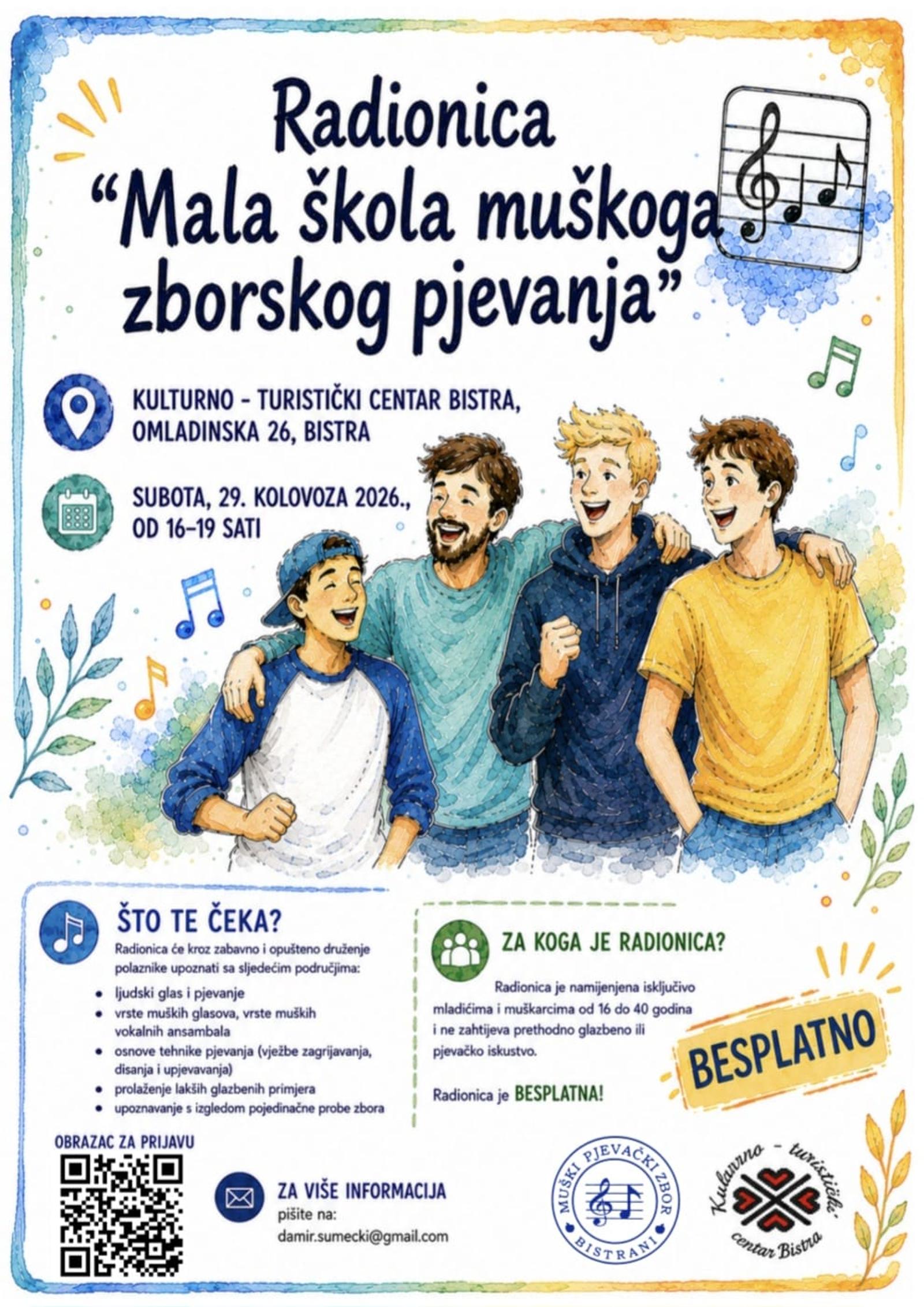 Glazbena radionica „Mala škola muškoga zborskog pjevanja“ - fotografija 1