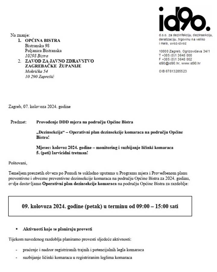 LARVICIDNI TRETMAN KOMARACA - fotografija 1