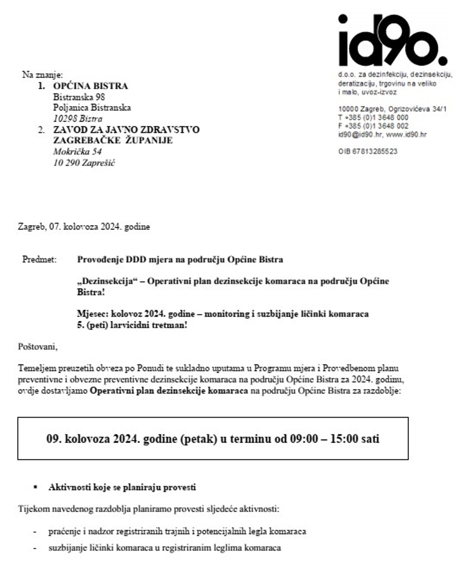 LARVICIDNI TRETMAN KOMARACA - fotografija 1