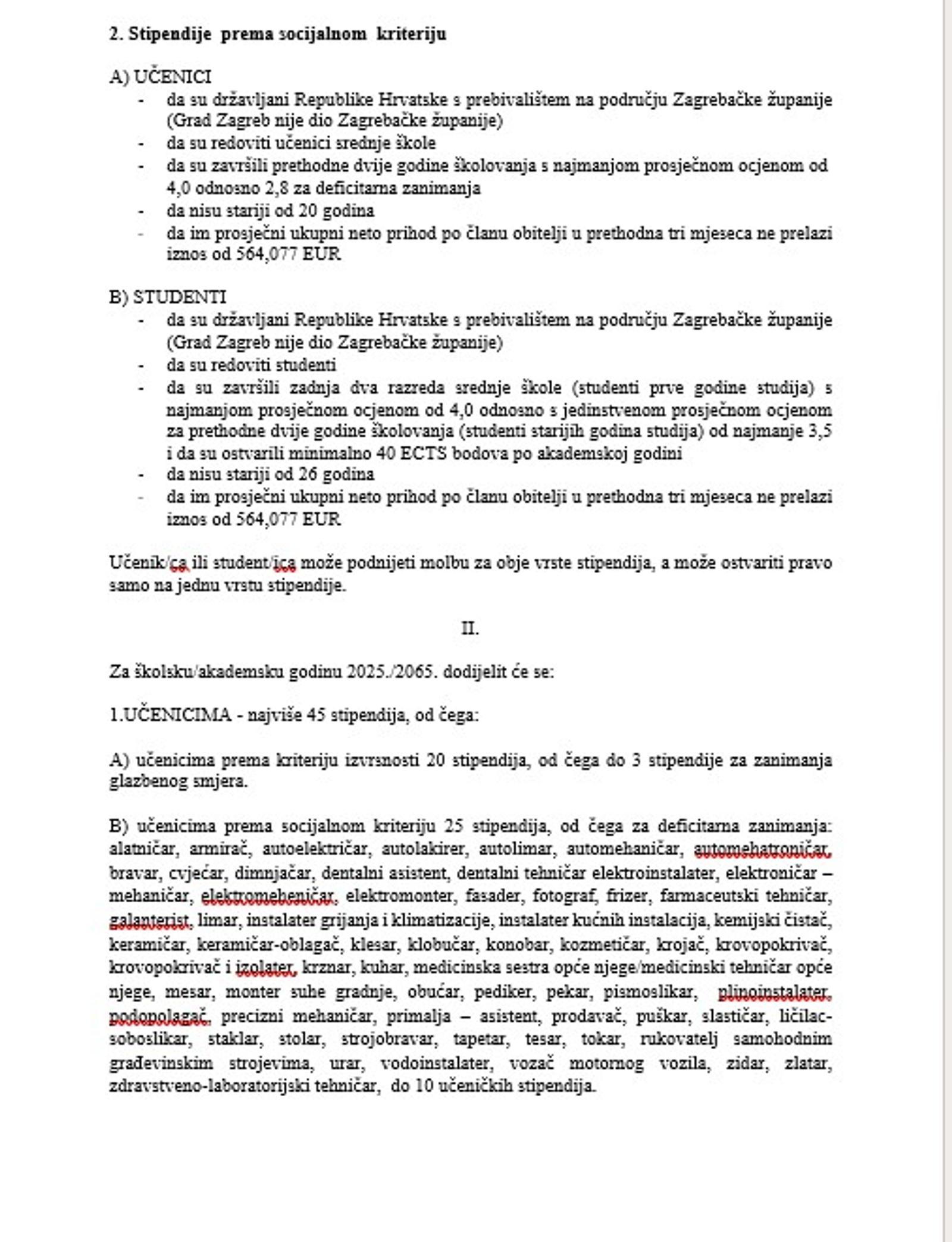 Zagrebačka županija je raspisala Natječaj za dodjelu stipendija Zagrebačke županije za školsku/akademsku godinu 2025./2026. za učenike i studente. - fotografija 2