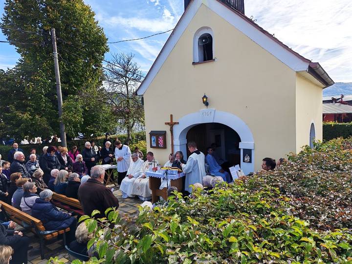 Slavlje svete mise ispred Kapele sv. Vendelina