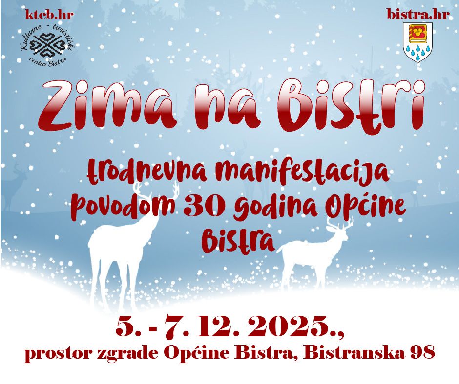 Bistra obilježava 30. rođendan trodnevnom manifestacijom „Zima na Bistri“