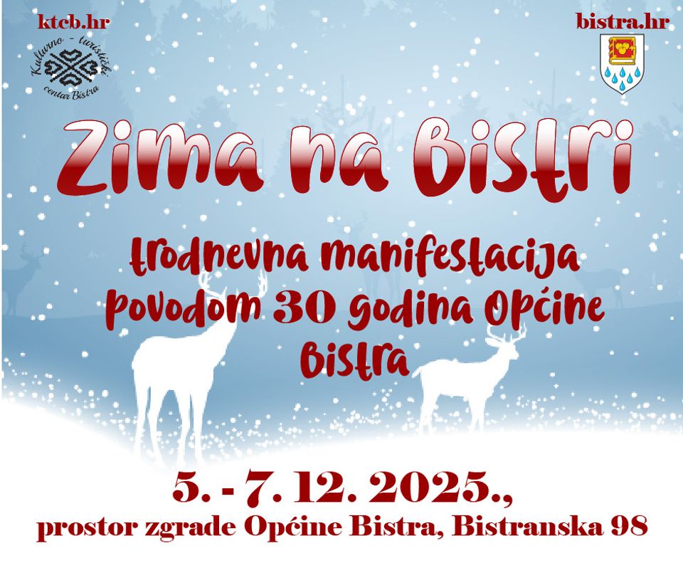 Bistra obilježava 30. rođendan trodnevnom manifestacijom „Zima na Bistri“