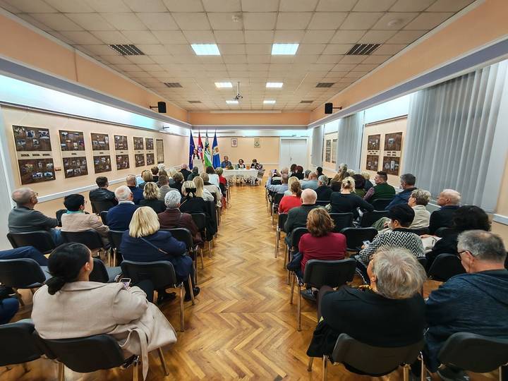 Pogled na dvoranu Kulturnog centra tijekom predstavljanja
